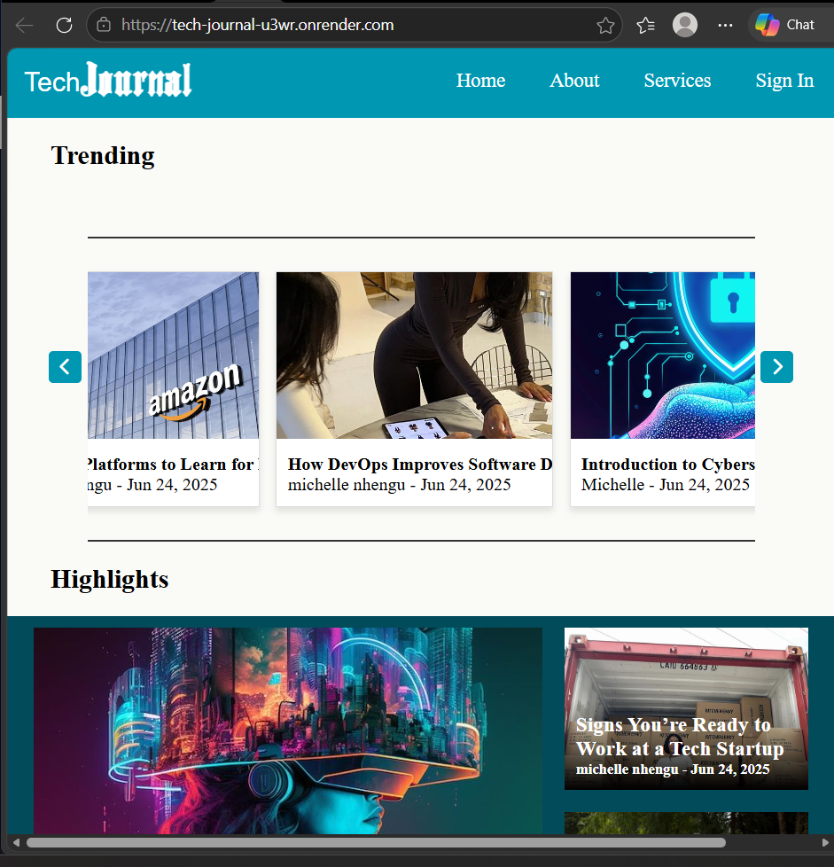 Tech Journal